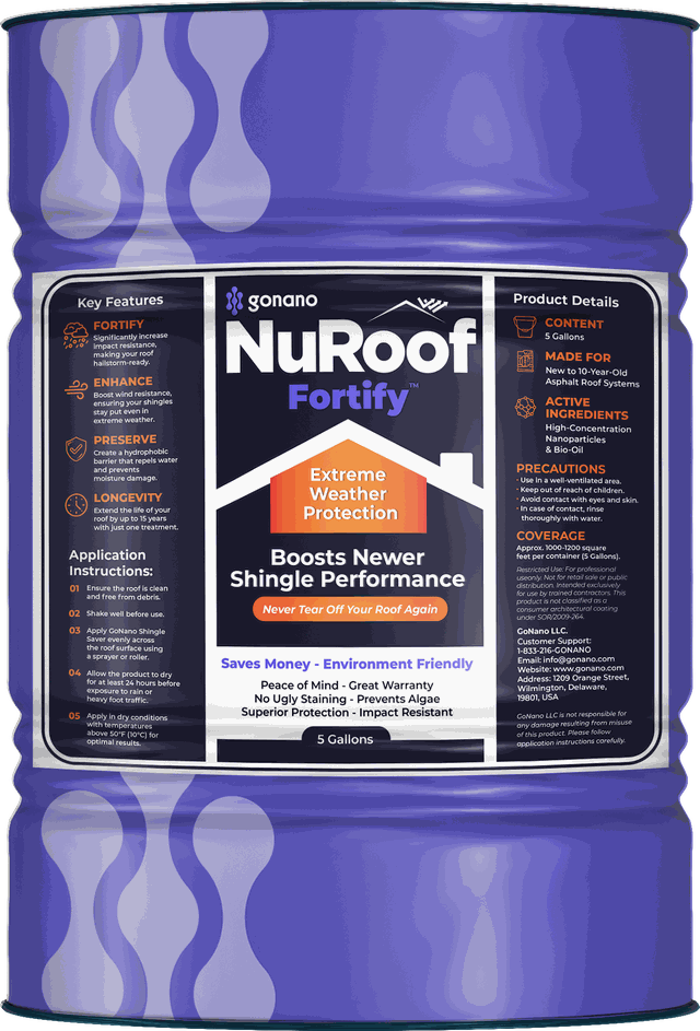 GoNano NuRoof Fortify drum